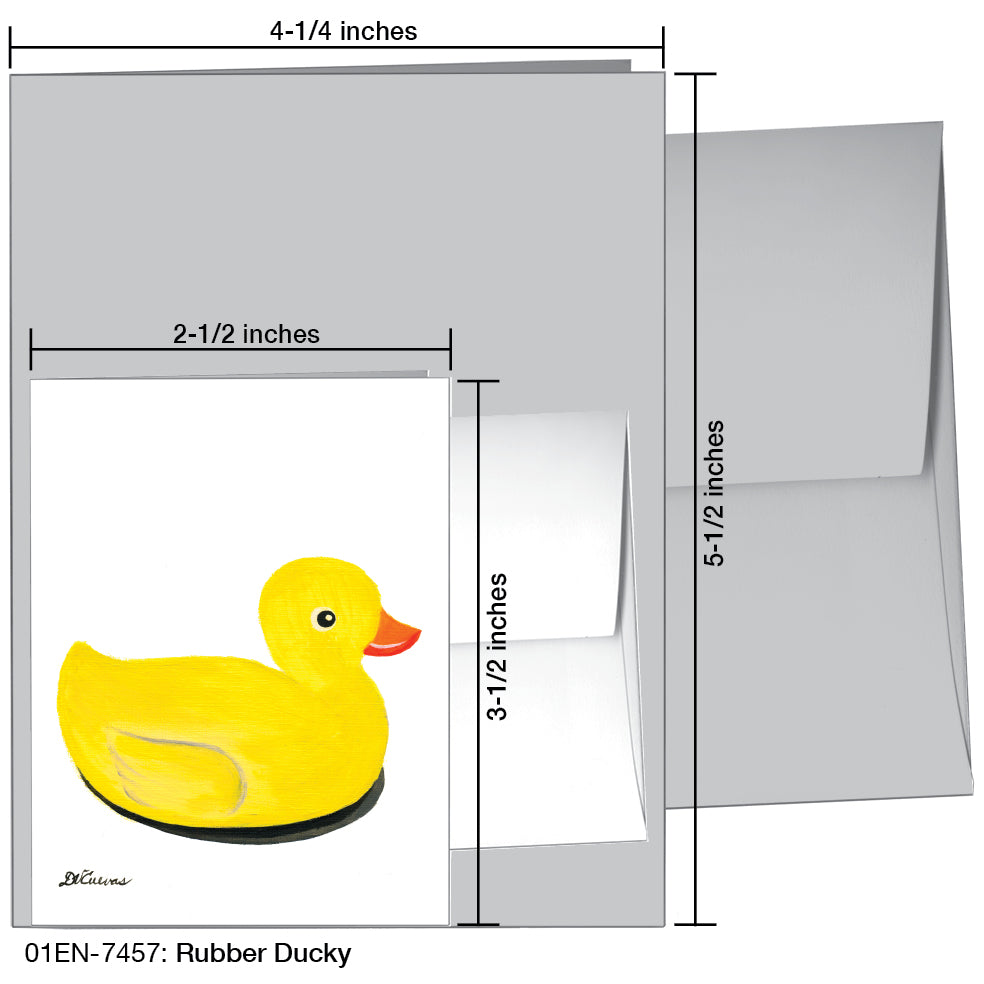 Rubber Ducky, Greeting Card (7457), Enclosure, printedcanvas.com