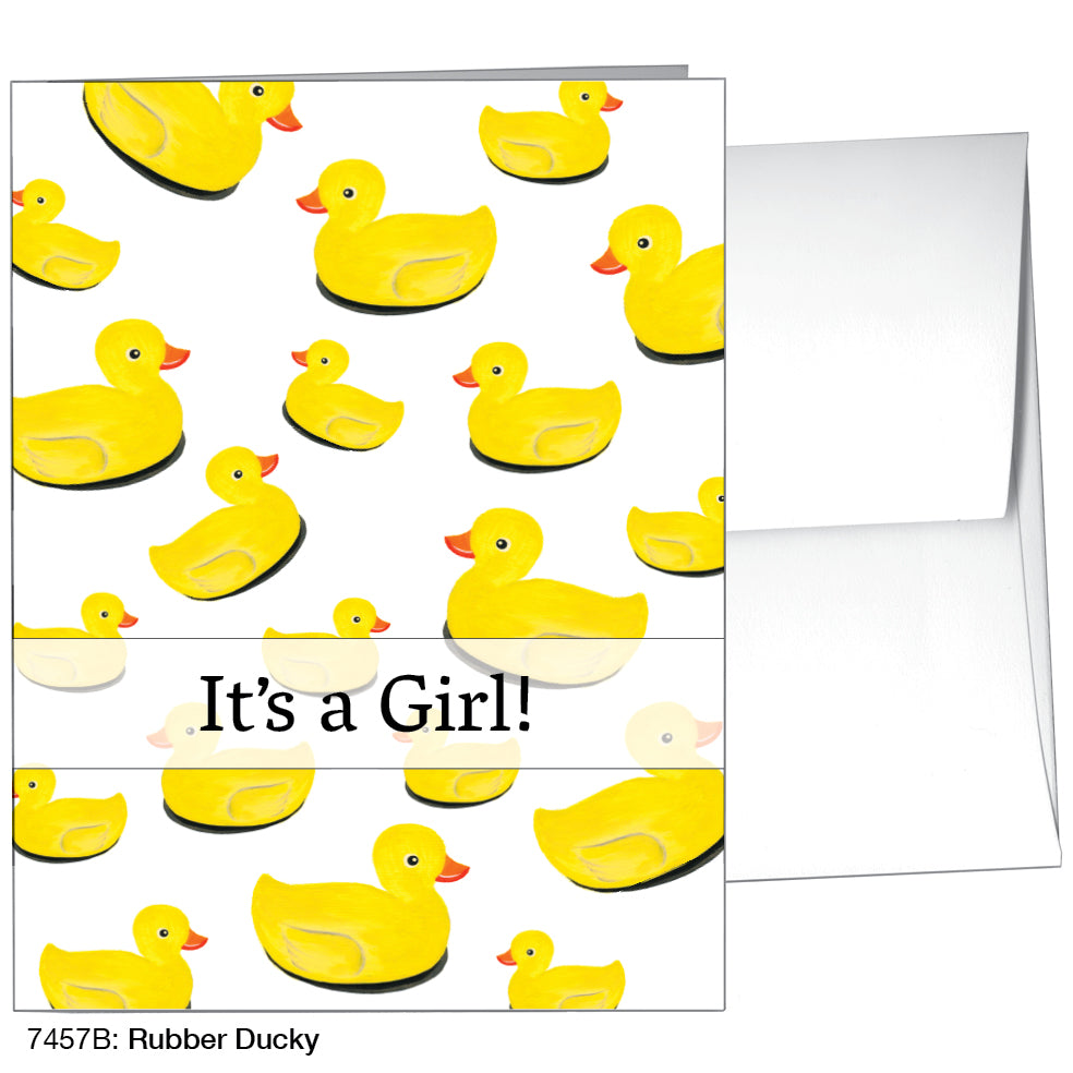 Rubber Ducky, Greeting Card (7457B)