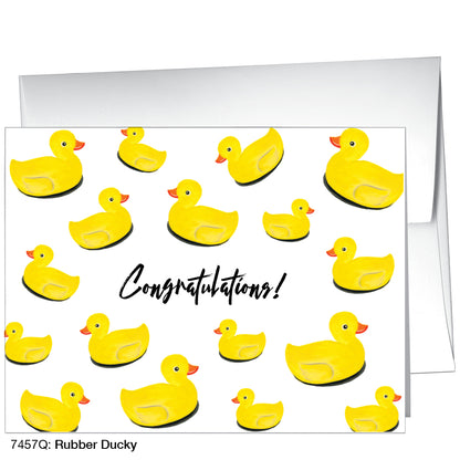 Rubber Ducky, Greeting Card (7457Q)