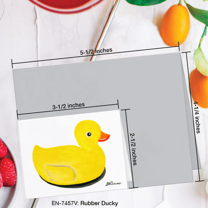 Rubber Ducky, Greeting Card (7457V), Enclosure Card, www.printedcanvas.com