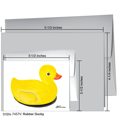 Rubber Ducky, Greeting Card (7457V), Enclosure, printedcanvas.com