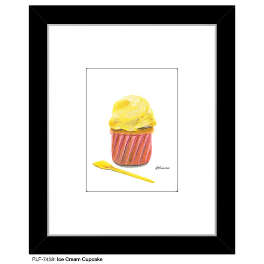 Ice Cream Cupcake, Print (#7458)