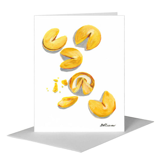 Fortune Cookies, Greeting Card (#7460A) A2 Card Front, www.printedcanvas.com