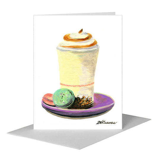 Lemon Meringue, Greeting Card (#7461A) A2 Card Front, www.printedcanvas.com