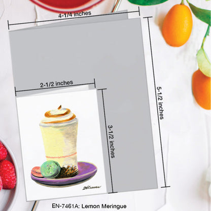 Lemon Meringue, Greeting Card (7461A), Enclosure Card, www.printedcanvas.com
