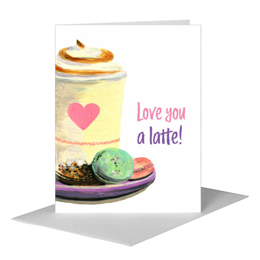 Lemon Meringue, Greeting Card (#7461F) A2 Card Front, www.printedcanvas.com