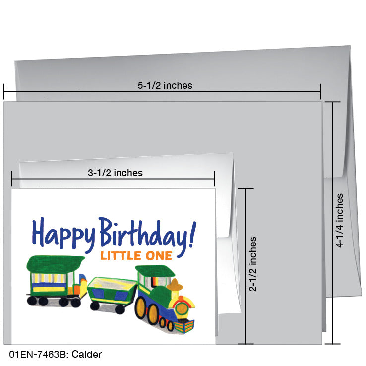 Calder, Greeting Card (7463B), Enclosure Card, www.printedcanvas.com