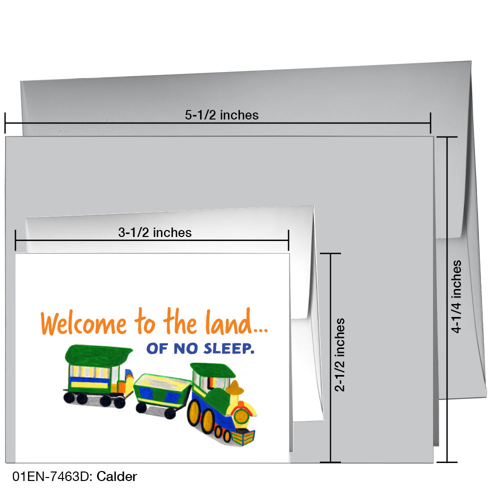 Calder, Greeting Card (7463D), Enclosure, printedcanvas.com