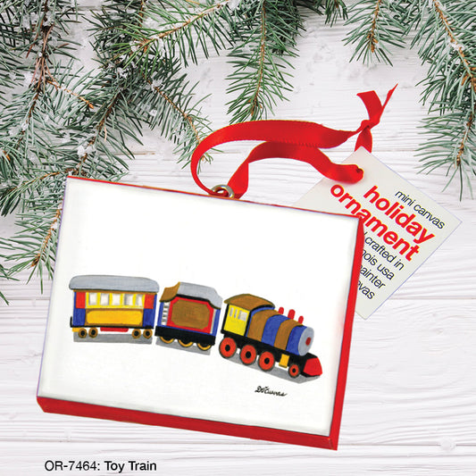 Toy Train, Ornament (OR-7464), Front, printedcanvas.com
