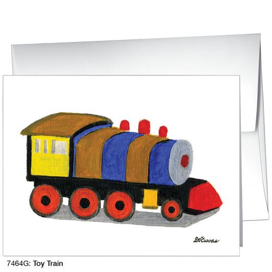 Toy Train, Greeting Card (7464G), A2, printedcanvas.com