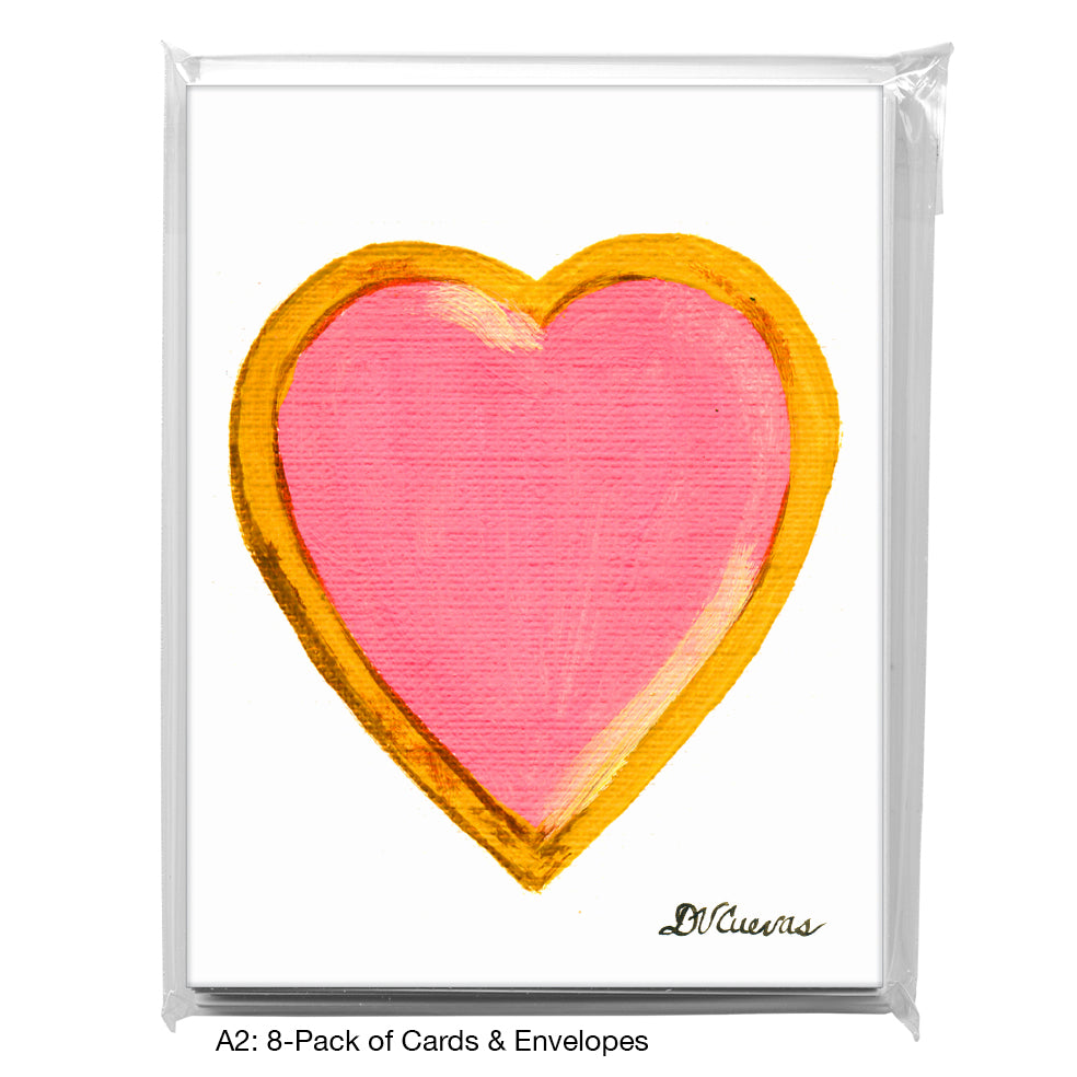 Heart Bubble Gum, Greeting Card (7471), A2 8-Pack, printedcanvas.com