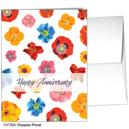 Poppies Plural, Greeting Card (7477BA)