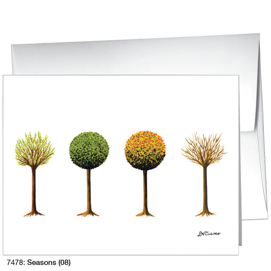 Seasons (08), Greeting Card (7478), A2, printedcanvas.com