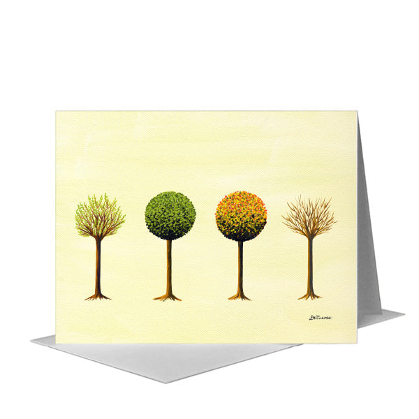 Seasons (#08), Greeting Card (#7478A) A2 Card Front, www.printedcanvas.com