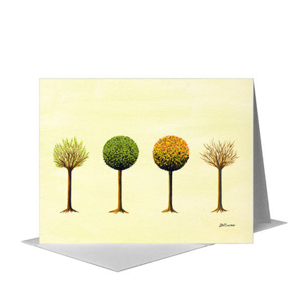 Seasons (#08), Greeting Card (#7478A) A2 Card Front, www.printedcanvas.com