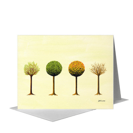Seasons (#08), Greeting Card (#7478A) A2 Card Front, www.printedcanvas.com