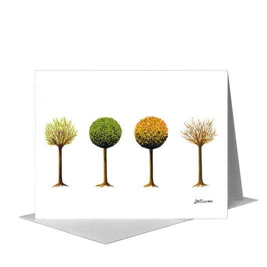 Seasons (#08), Greeting Card (#7478B) A2 Card Front, www.printedcanvas.com