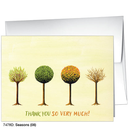 Seasons (08), Greeting Card (7478D)