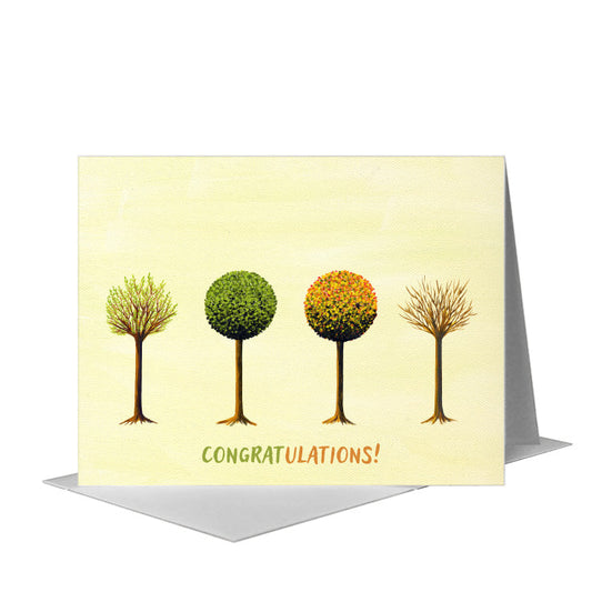 Seasons (#08), Greeting Card (#7478E) A2 Card Front, www.printedcanvas.com