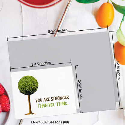 Seasons (08), Greeting Card (7480A), Enclosure, www.printedcanvas.com