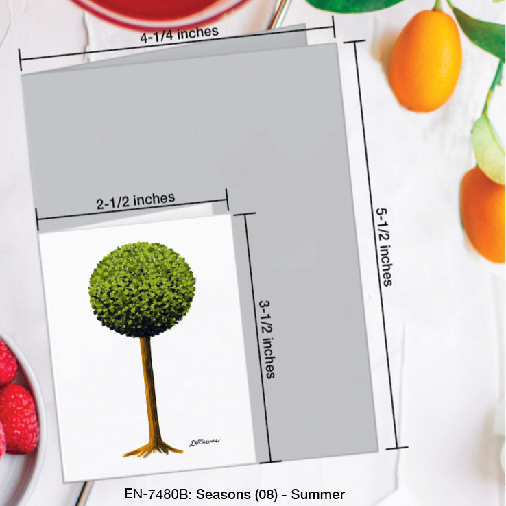 Seasons (08), Greeting Card (7480B), Enclosure Card, www.printedcanvas.com