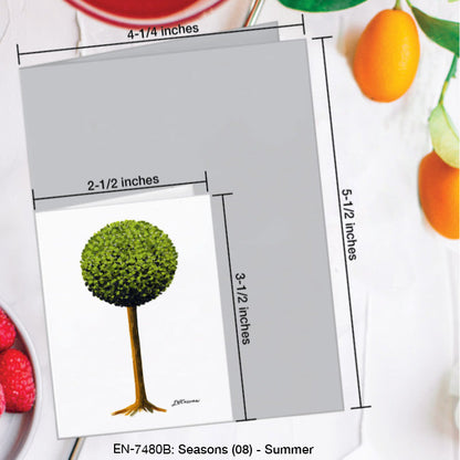 Seasons (08), Greeting Card (7480B), Enclosure Card, www.printedcanvas.com
