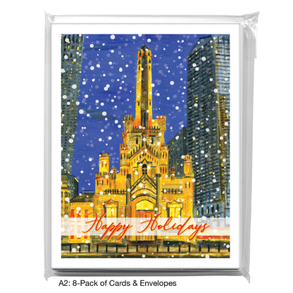 Water Tower, Chicago, Greeting Card (7483C)