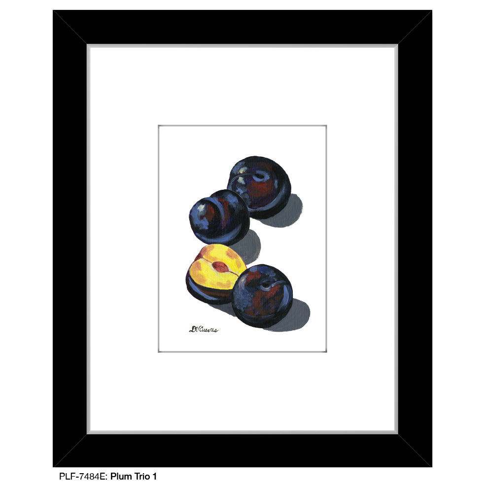 Plum Trio 1, Print (#7484E)
