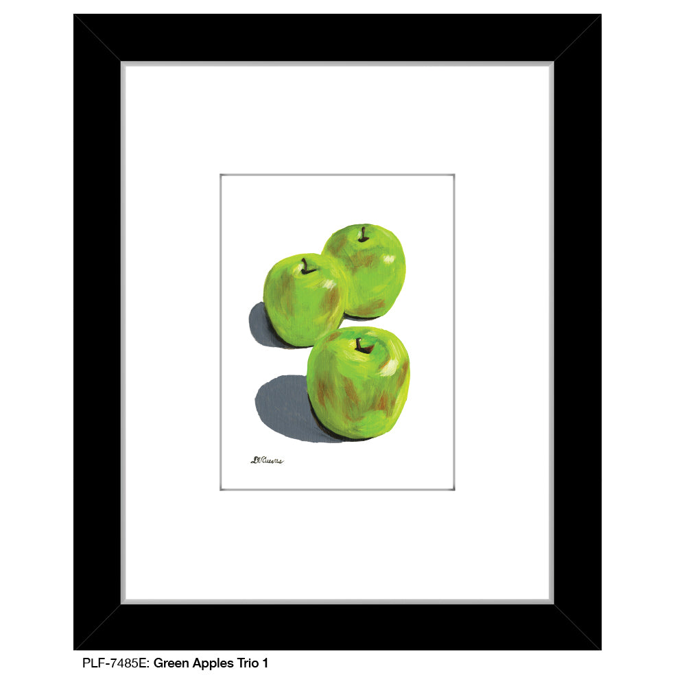 Green Apples Trio 1, Print (#7485E)