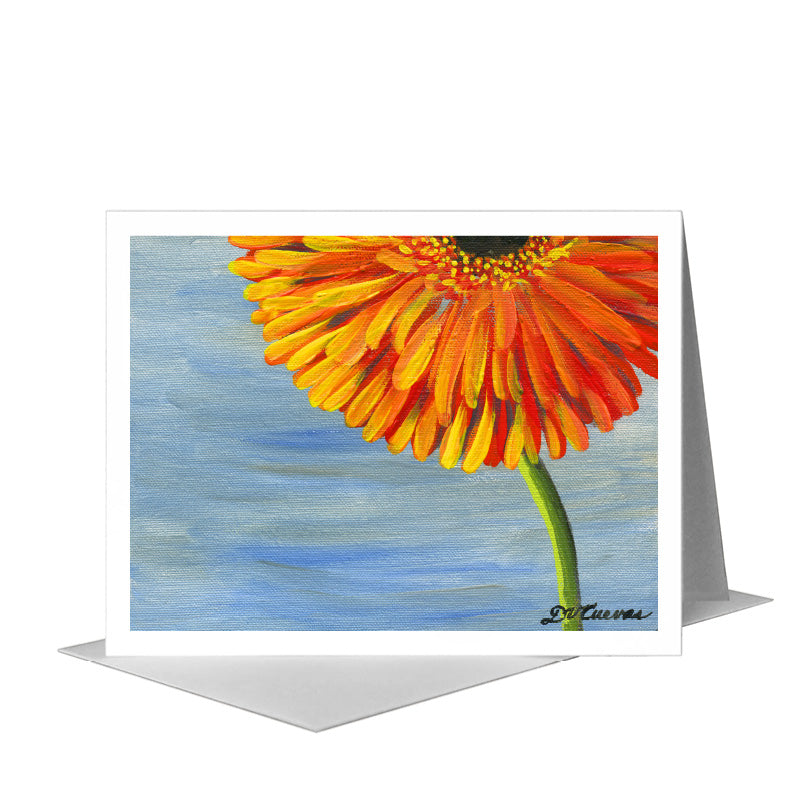 Gerber 3 Set, Greeting Card (#7491B) A2 Card Front, www.printedcanvas.com