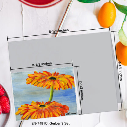 Gerber 3 Set, Greeting Card (7491C), Enclosure Card, www.printedcanvas.com