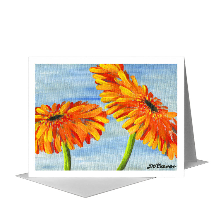 Gerber Sanguine, Greeting Card (#7496A) A2 Card Front, www.printedcanvas.com
