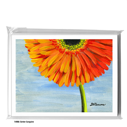 Gerber Sanguine, Greeting Card (#7496B)