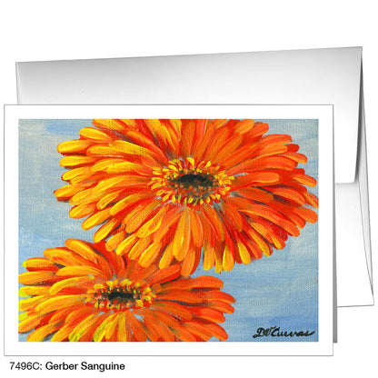 Gerber Sanguine, Greeting Card (7496C), A2, printedcanvas.com