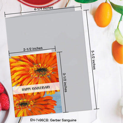 Gerber Sanguine, Greeting Card (7496CB), Enclosure, www.printedcanvas.com