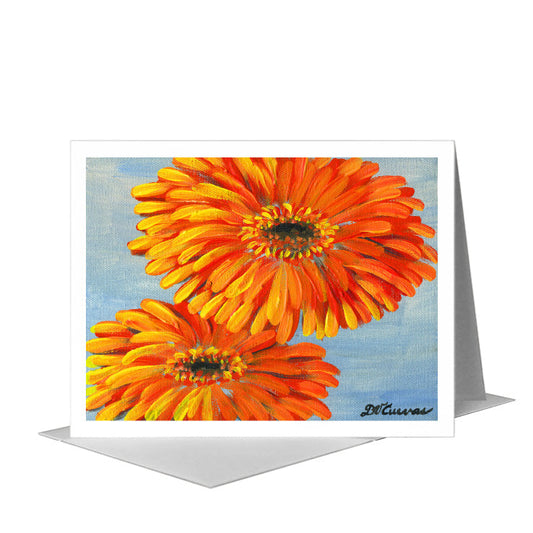 Gerber Sanguine, Greeting Card (#7496C) A2 Card Front, www.printedcanvas.com