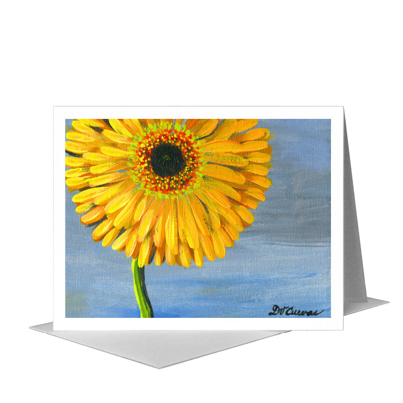 Gerber Sunny, Greeting Card (#7498A) A2 Card Front, www.printedcanvas.com