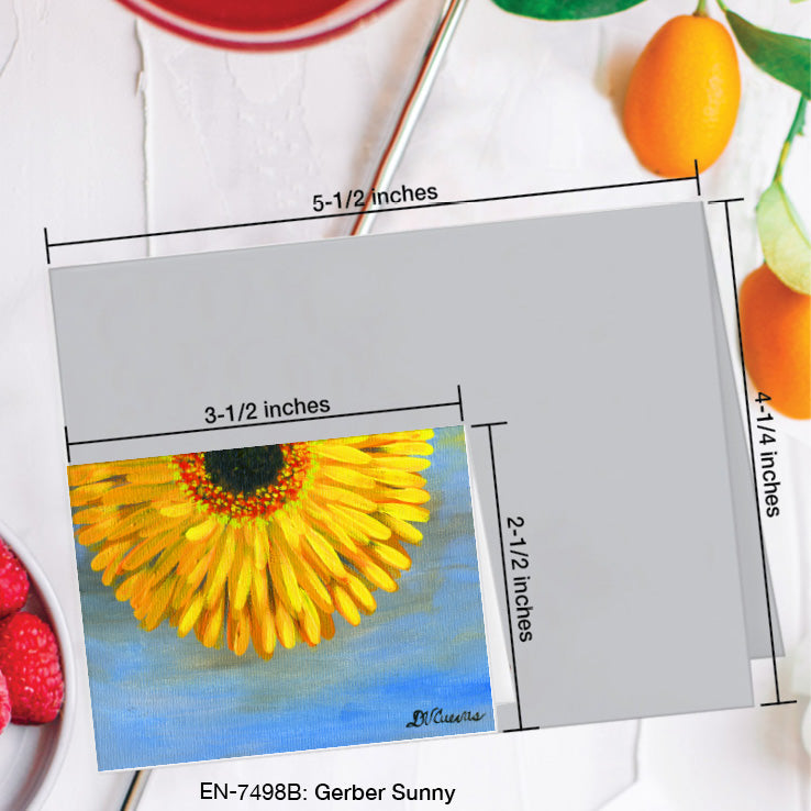 Gerber Sunny, Greeting Card (7498B), Enclosure Card, www.printedcanvas.com
