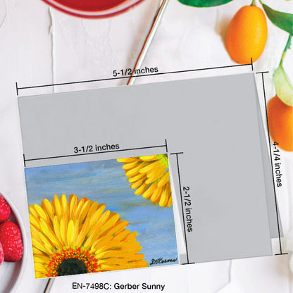 Gerber Sunny, Greeting Card (7498C), Enclosure Card, www.printedcanvas.com