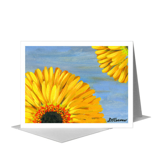 Gerber Sunny, Greeting Card (#7498C) A2 Card Front, www.printedcanvas.com