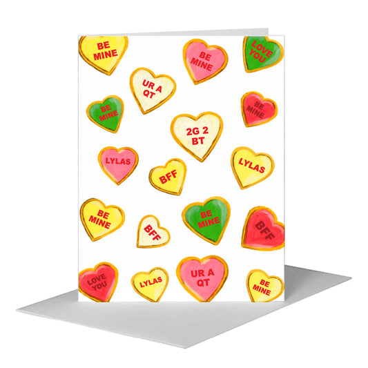 Hearts Collection, Greeting Card (#7502A) A2 Card Front, www.printedcanvas.com