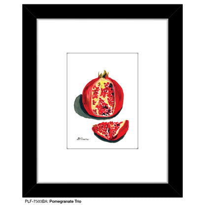Pomegranate Trio 1, Print (#7503BA)
