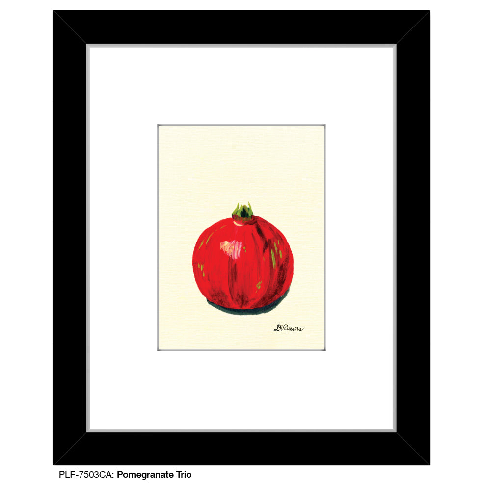 Pomegranate Trio 1, Print (#7503CA)