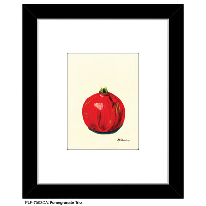 Pomegranate Trio 1, Print (#7503CA)