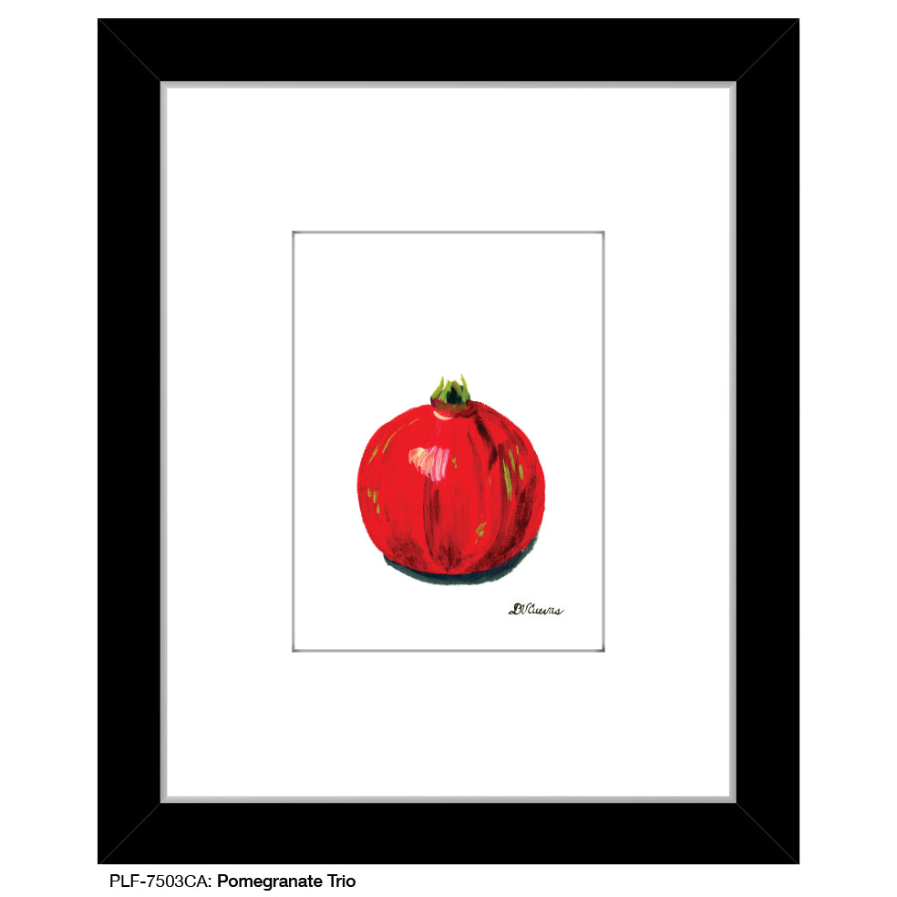 Pomegranate Trio 1, Print (#7503CA)