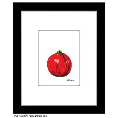 Pomegranate Trio 1, Print (#7503CA)