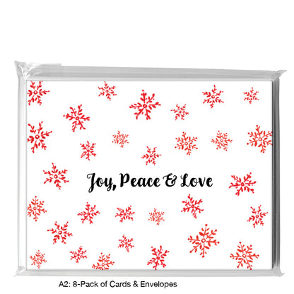 Snowflake Trio, Greeting Card (7505A)