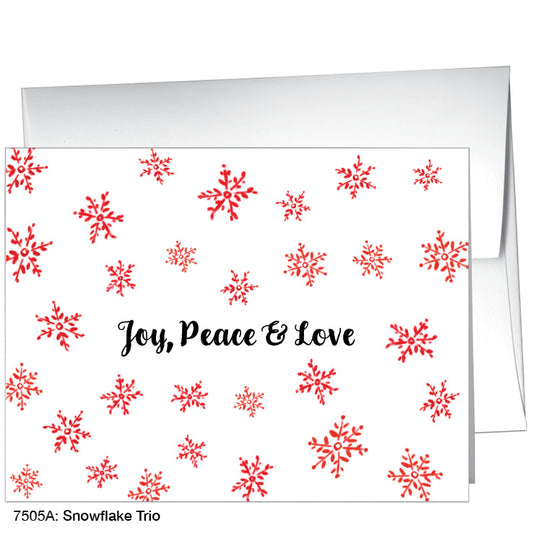 Snowflake Trio, Greeting Card (7505A)