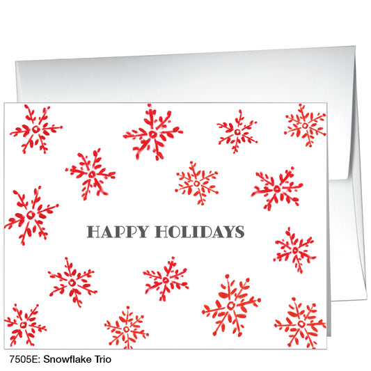 Snowflake Trio, Greeting Card (7505E)