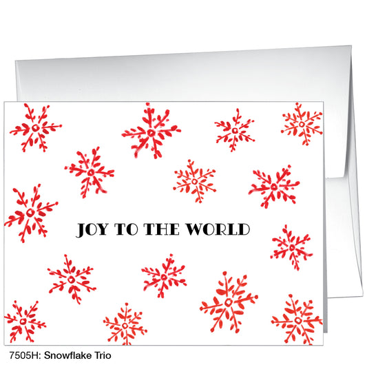 Snowflake Trio, Greeting Card (7505H)
